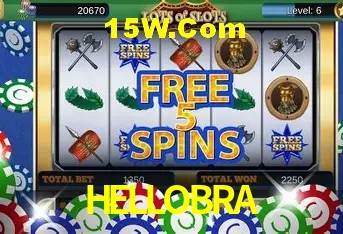 Tela de boas-vindas e lobby de jogos do aplicativo HELLOBRA